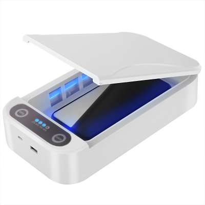 2020 Hotsaleing Mini UV Light Sterilizer Cell Phone Cleaner Sanitizer Portable Disinfection UV Led Sterilizer Box with USB