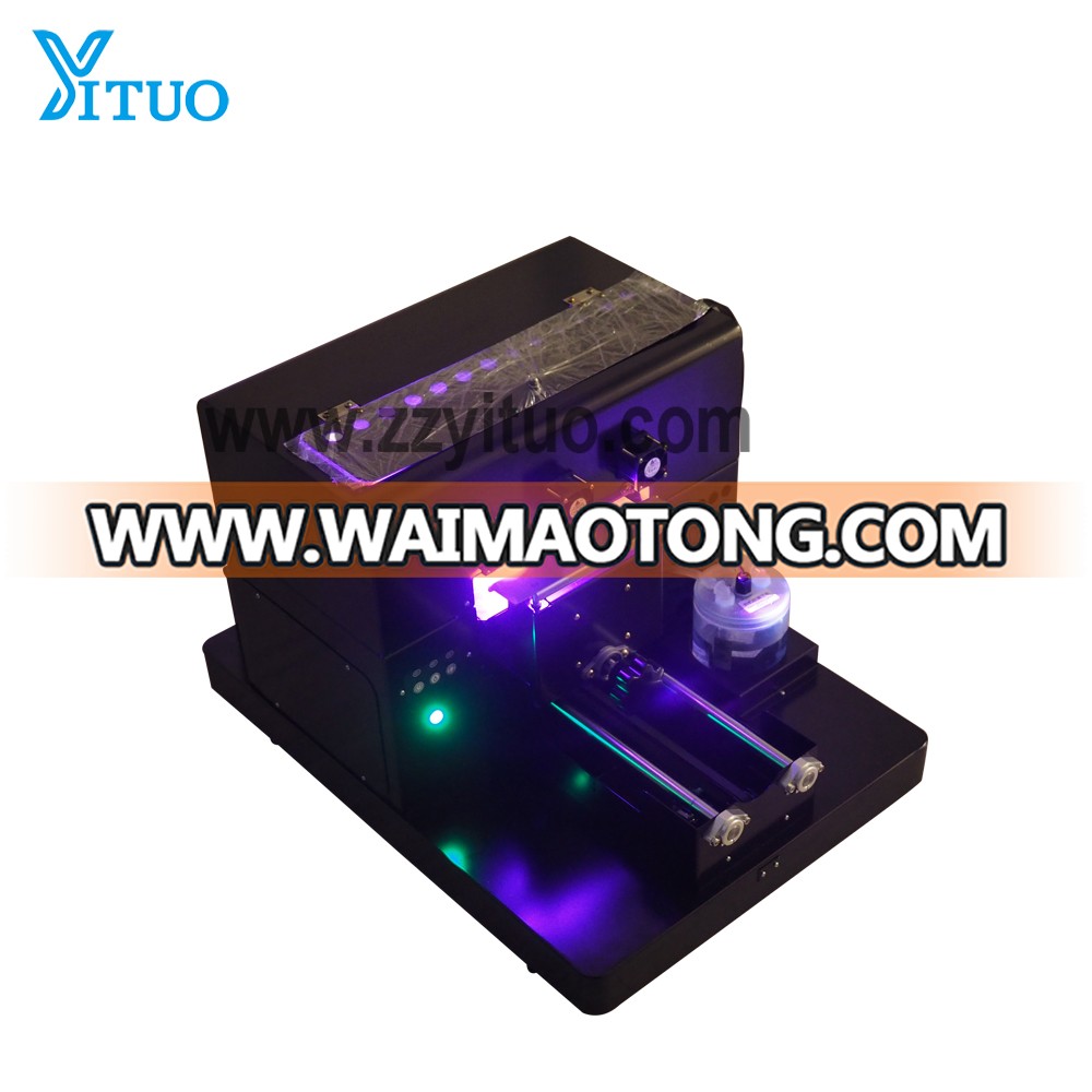 Lowest Price A3 A4 Size 6 Color UV Led Flatbed Printer